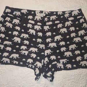 Elephant Print Women's Shorts
